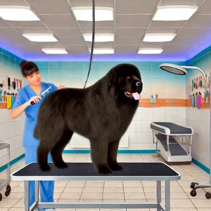 Bakharwal Dog in the grooming salon