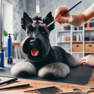 Scottish Terrier Dog grooming salon