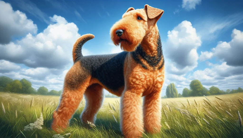 Airedale Terrier dog breed