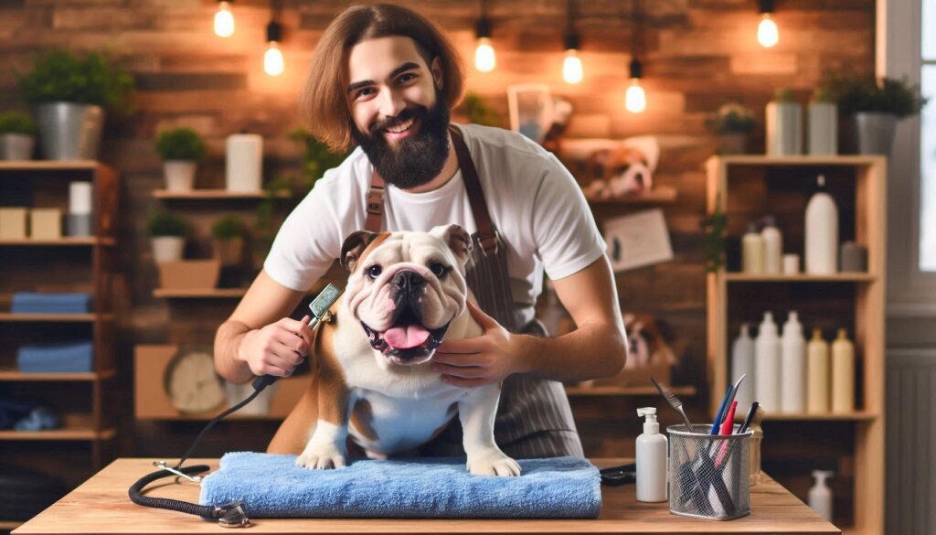 American Bulldog Dog Grooming