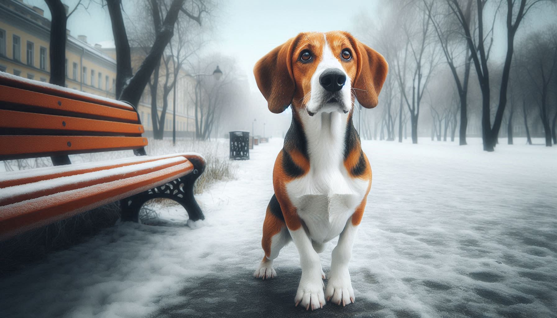 The American Foxhound dog breed