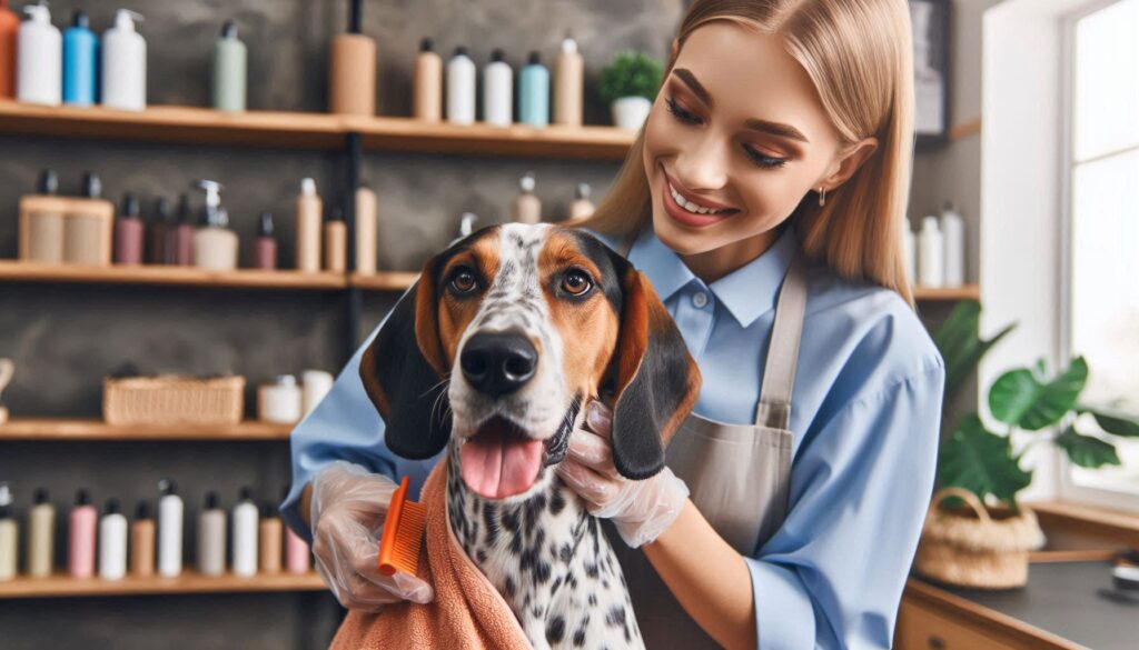 American Leopard Hound Dog Grooming