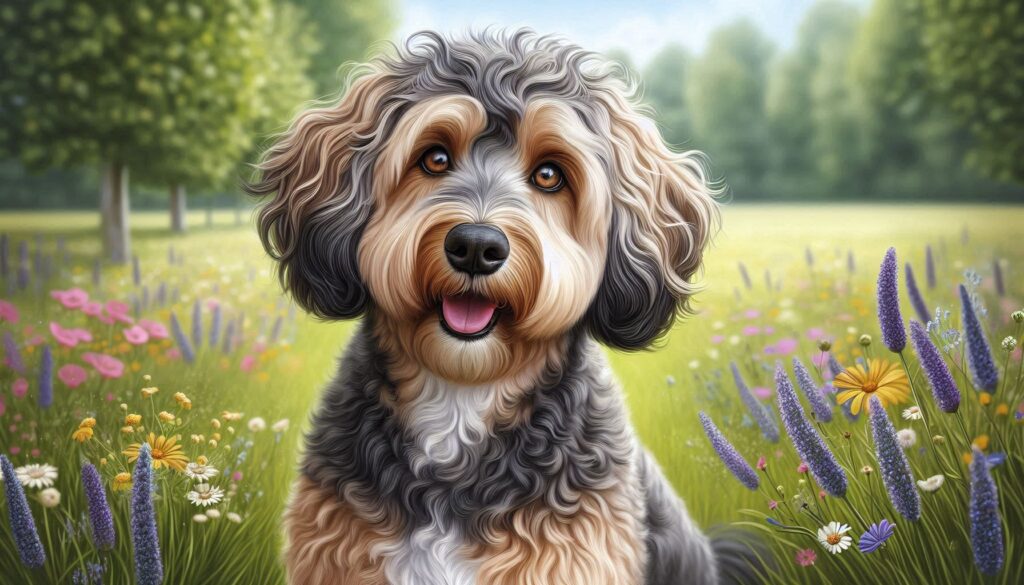 Aussiedoodle dog breed