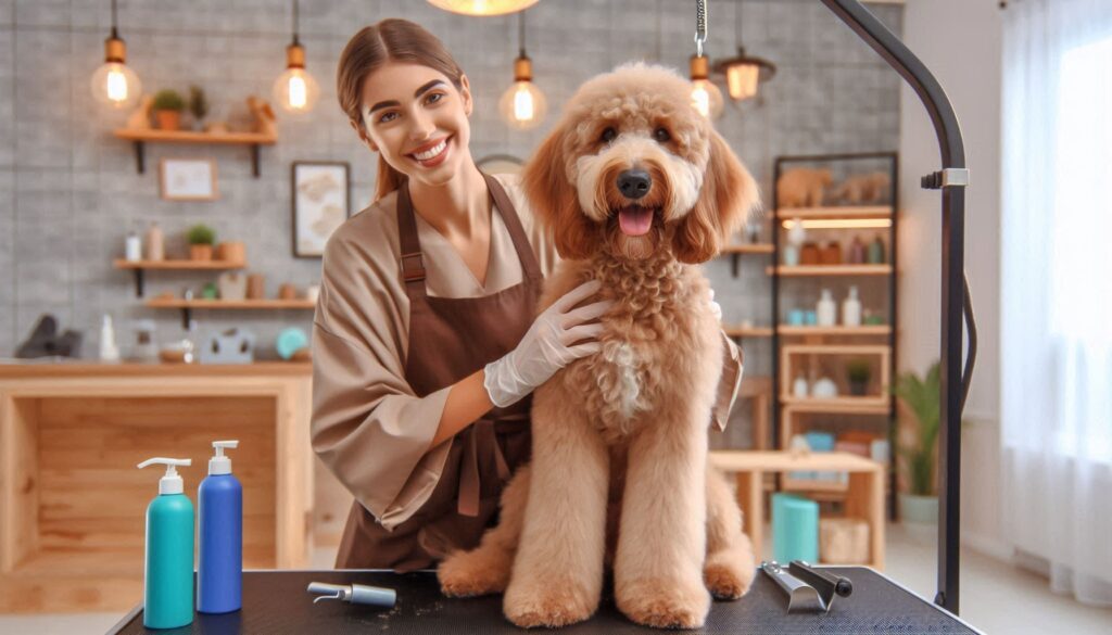 Australian Labradoodle dog Grooming