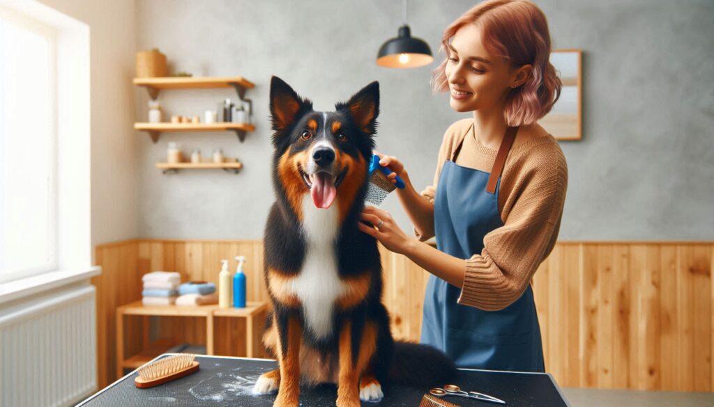 Australian Working Kelpie Dog Grooming