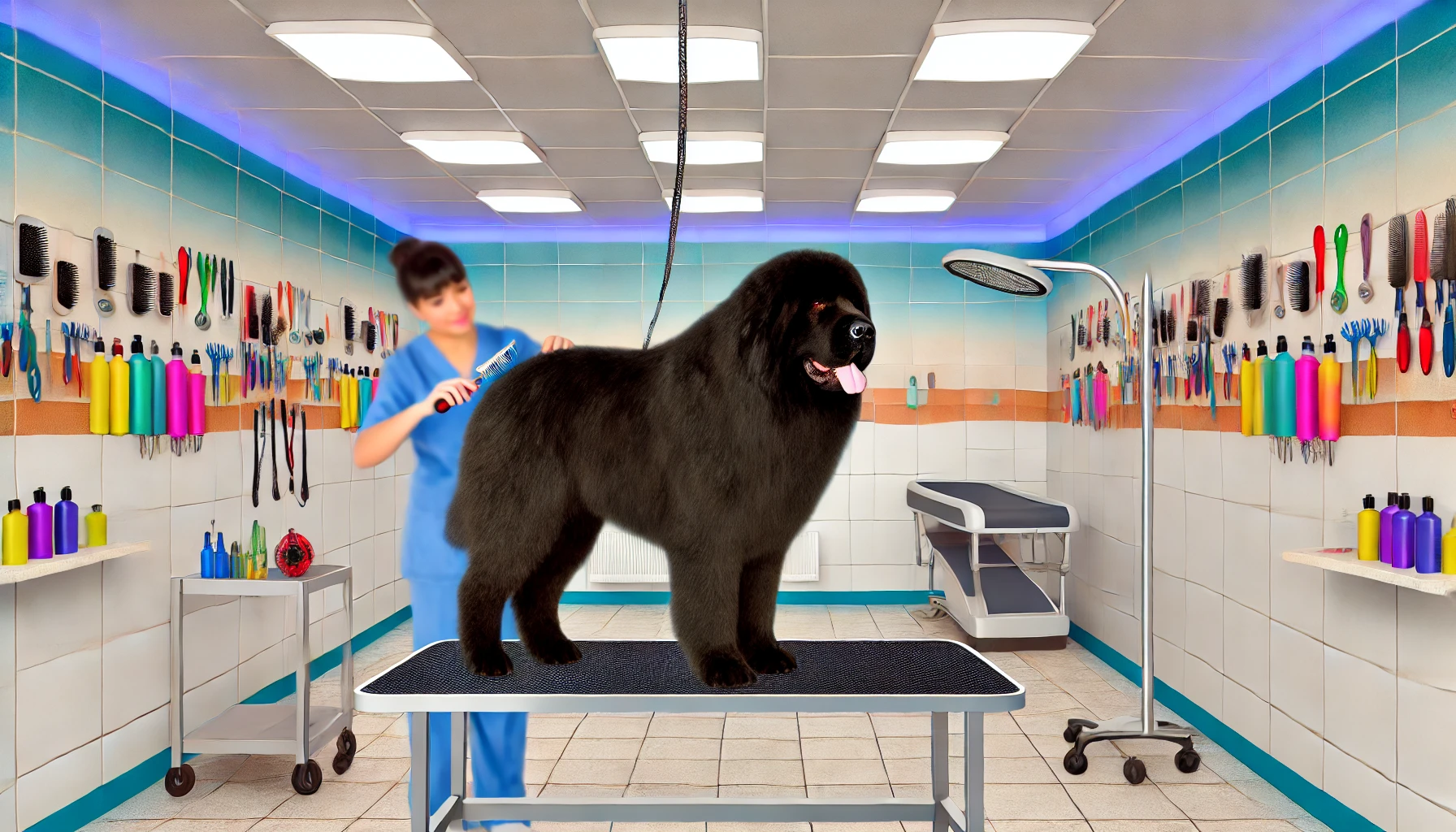 Bakharwal Dog in the grooming salon