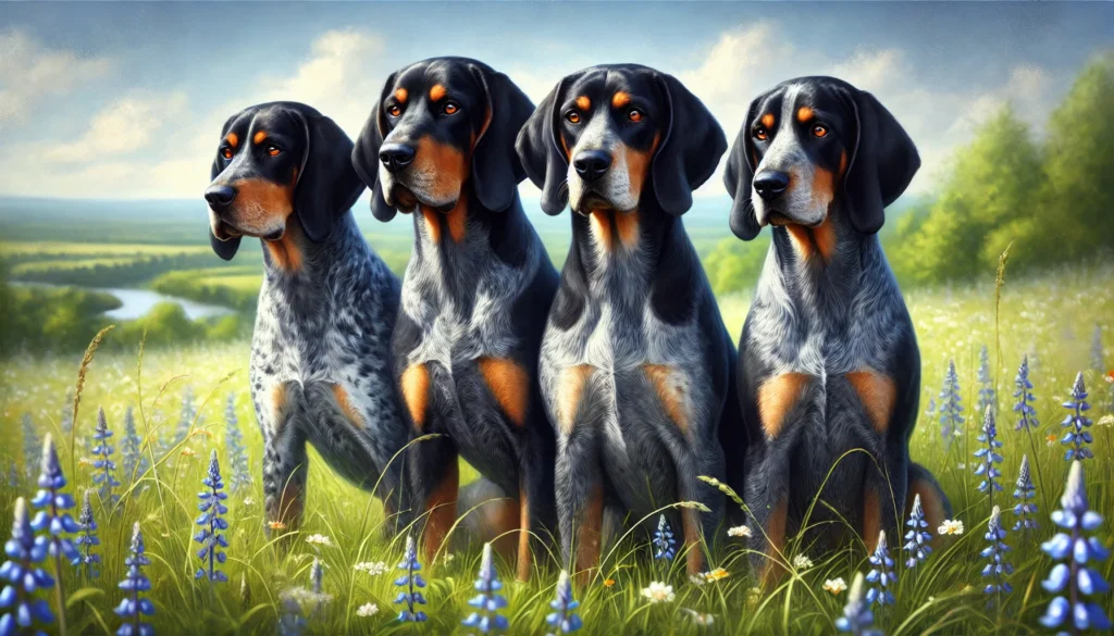 Bluetick Coonhound Dog Physical Characteristics