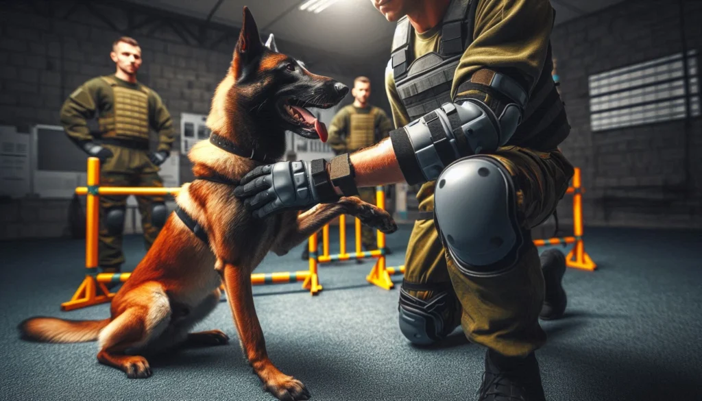 Belgian Malinois guard dog