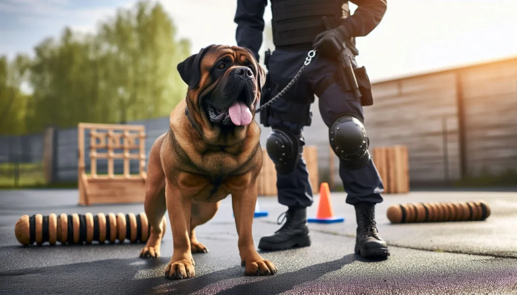 Bullmastiff guard dog