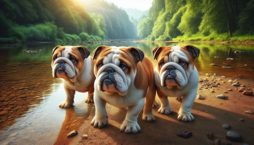 English Bulldog dog Physical Characteristics