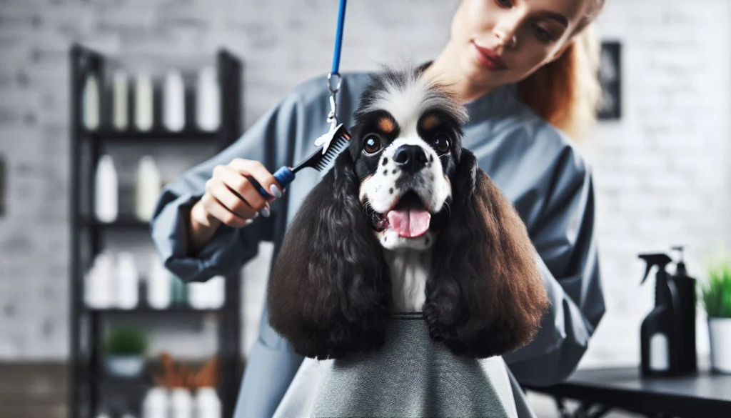 French Spaniel Dog grooming salon