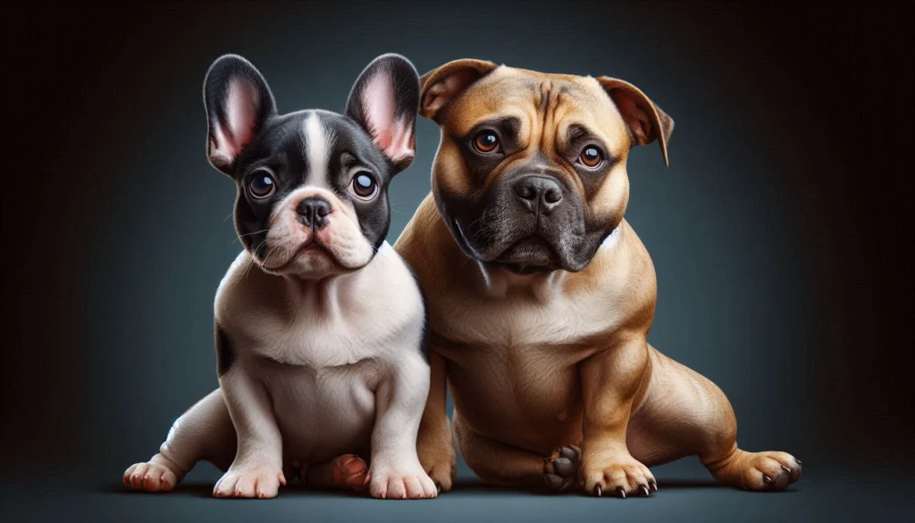 Frenchie Staff dogs Physical Characteristics