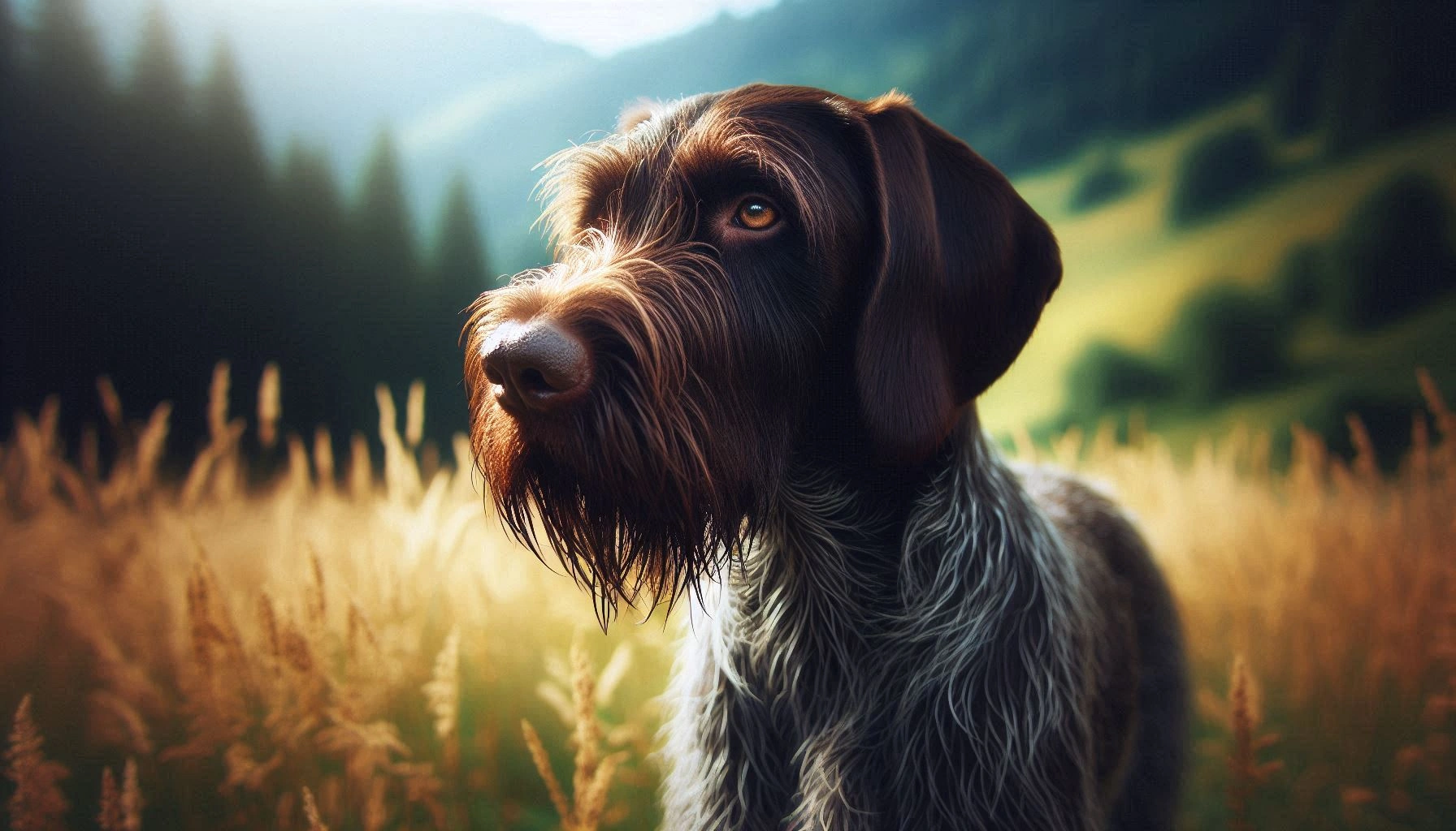 German Wirehaired Pointer dog Breeds