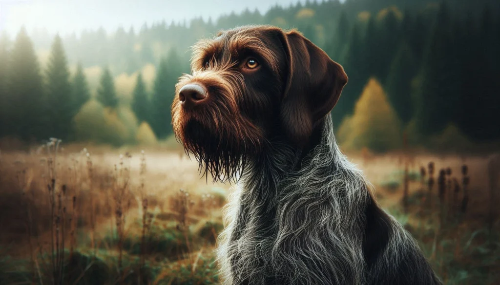 German Wirehaired Pointer dog Physical Characteristics