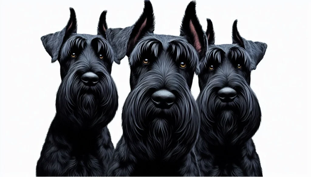 Giant Schnauzer dog Physical Characteristics