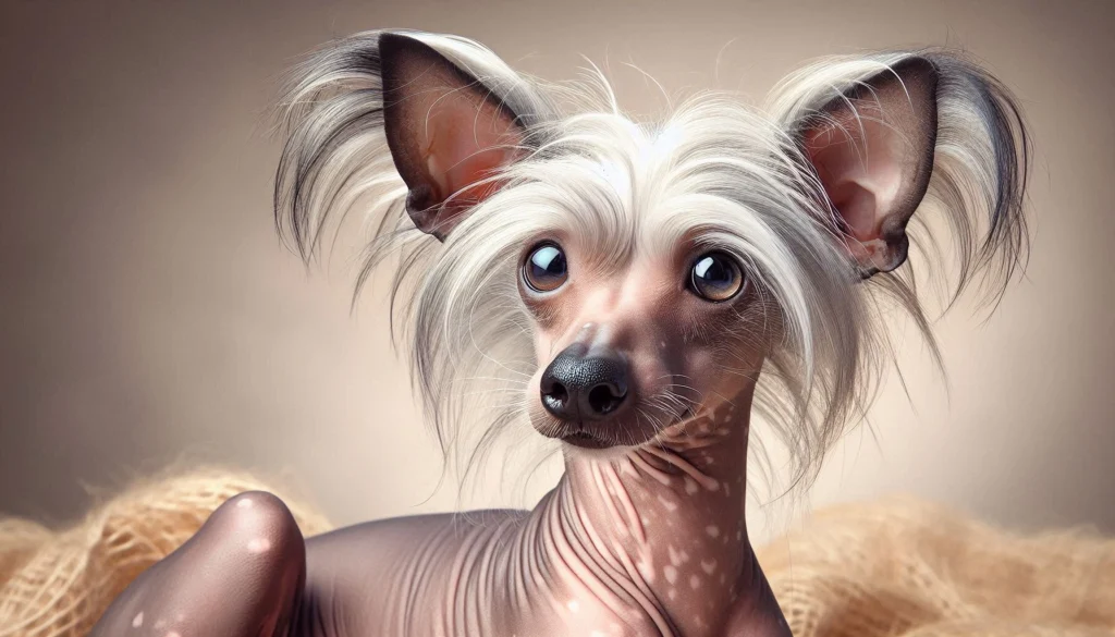 Hairless Chinese Crested Dog grooming salon