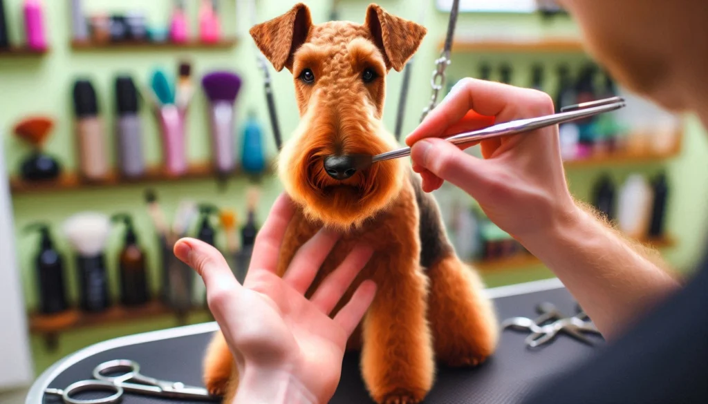 Irish Terrier Dog grooming salon