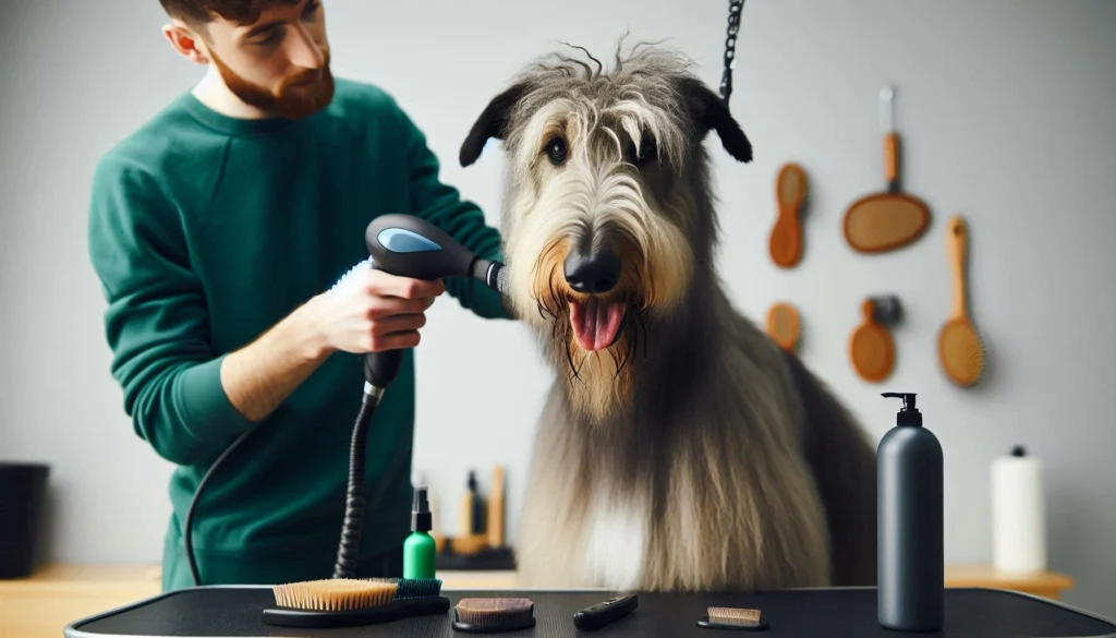 Irish Wolfhound Dog grooming salon