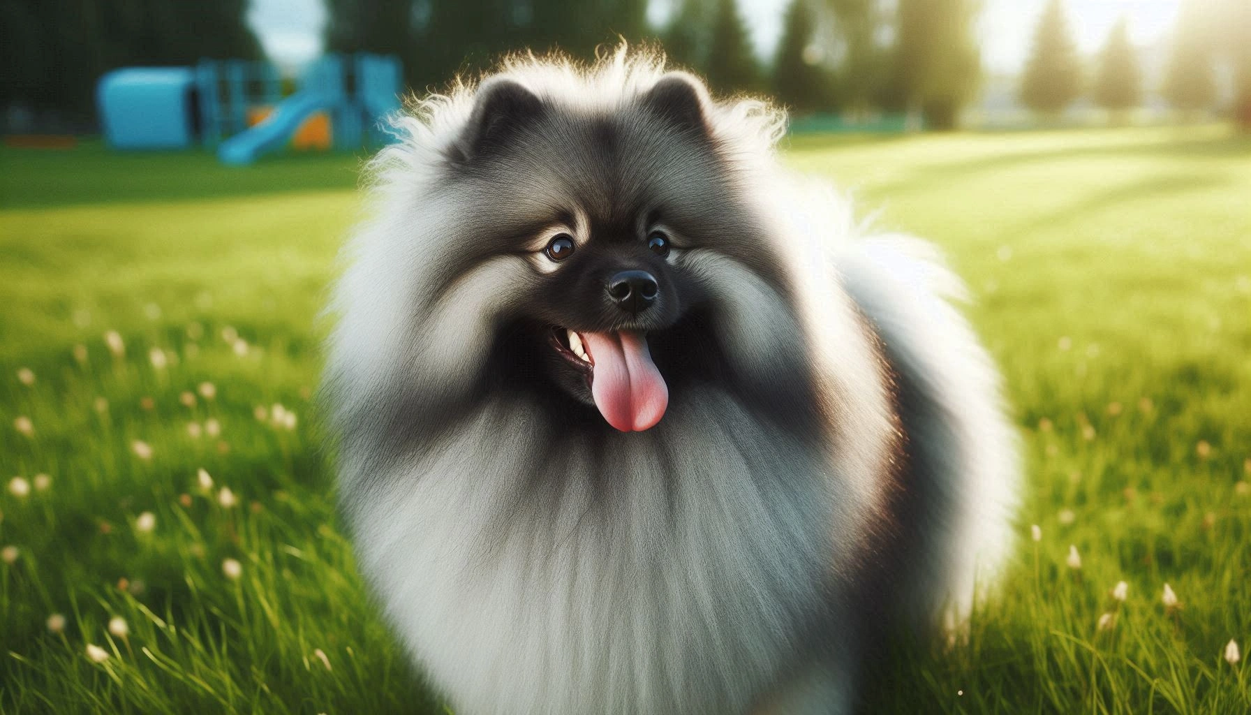 Keeshond dog Breed