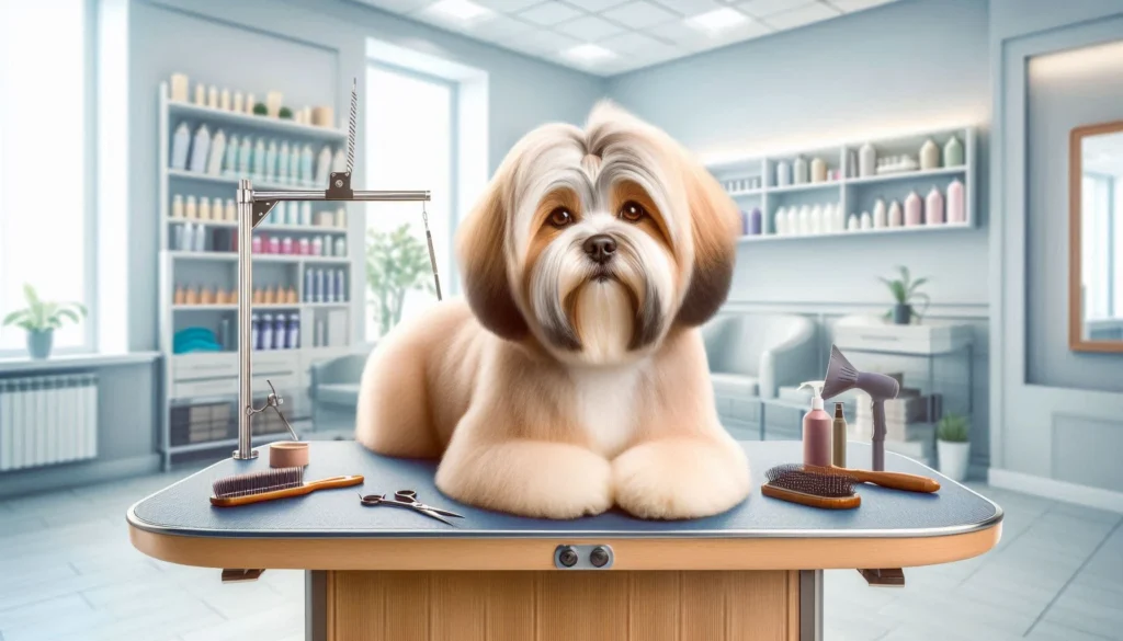 Lhasa Apso Dog grooming salon