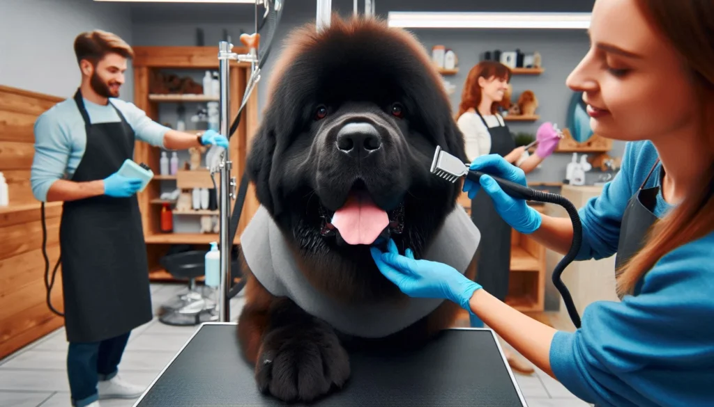 Newfoundland Dog grooming salon