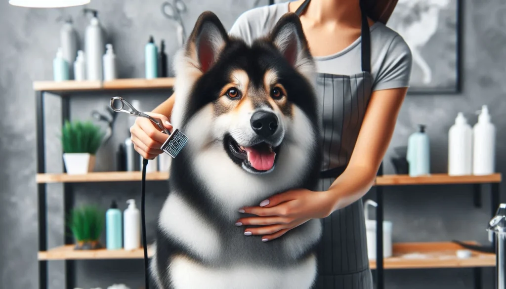 Norwegian Elkhound Dog grooming salon