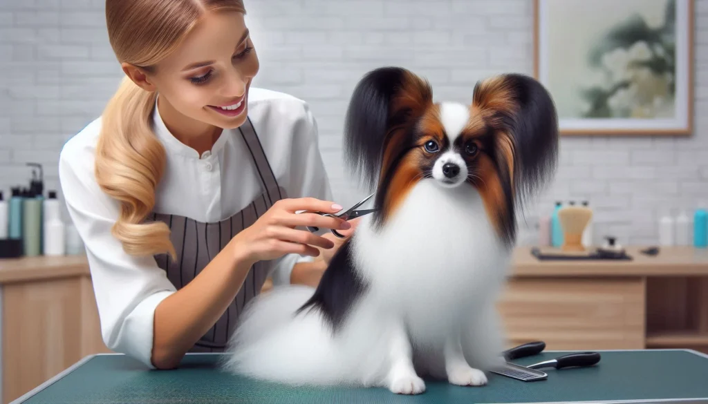 Papillon Dog grooming salon