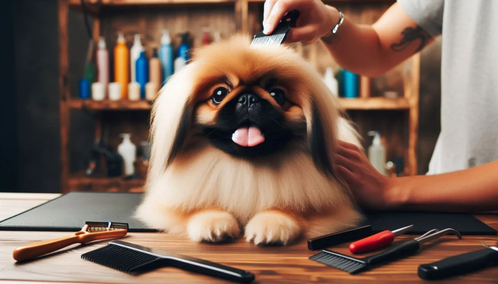 Pekingese Dog grooming salon