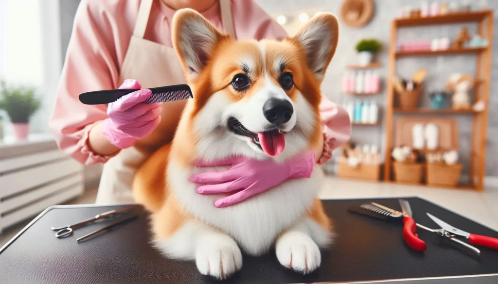 Pembroke Welsh Corgi Dog grooming salon