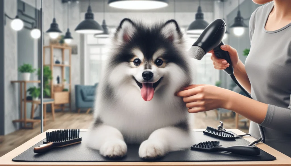 Pomsky dog grooming salon