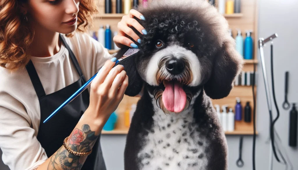 Portuguese Water Dog grooming salon