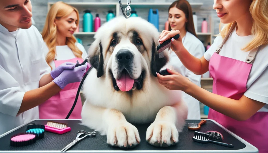 Pyrenean Mastiff Dog grooming salon