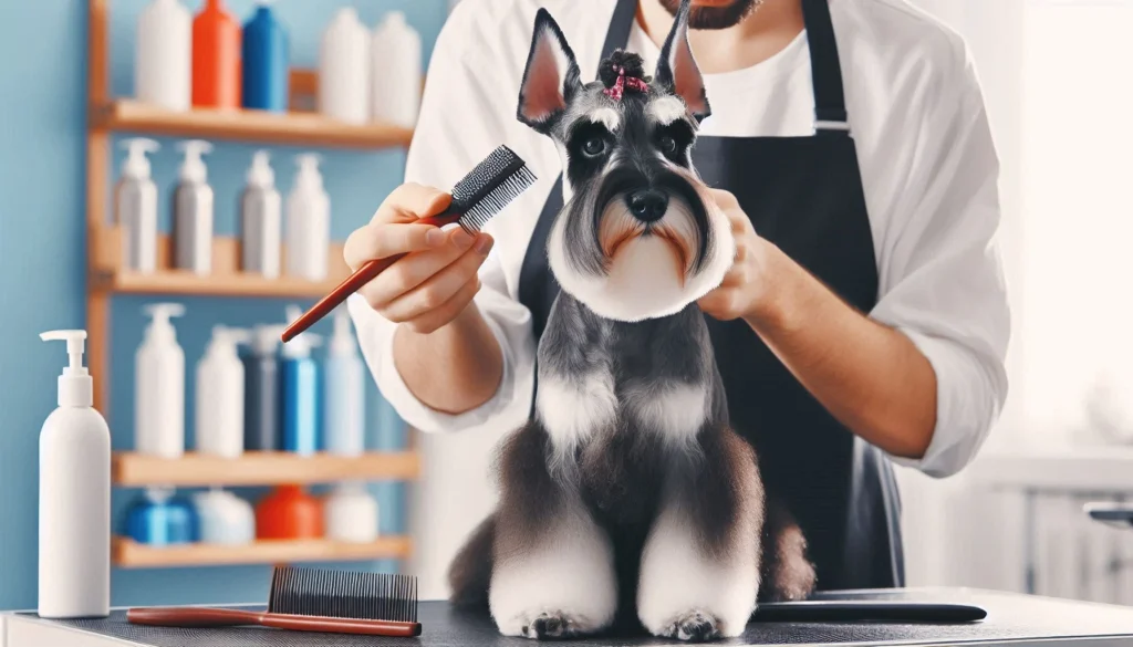 Schnauzer Dog grooming salon