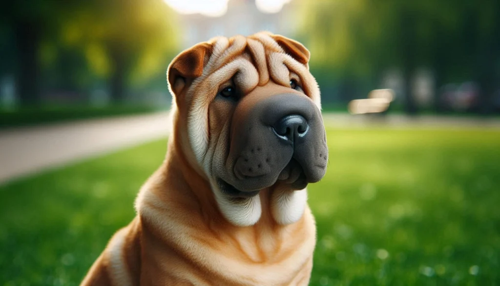 Shar Pei Dog grooming salon