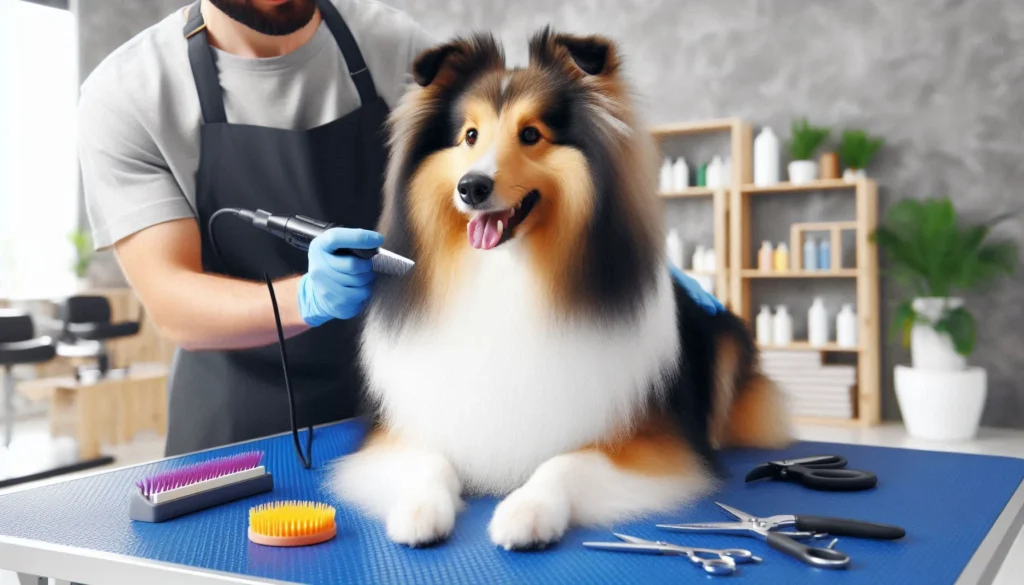 Shetland Sheepdog grooming salon