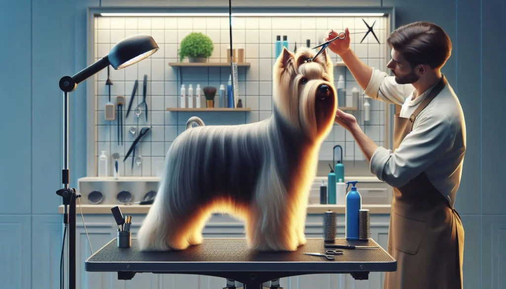 Skye Terrier Dog grooming salon