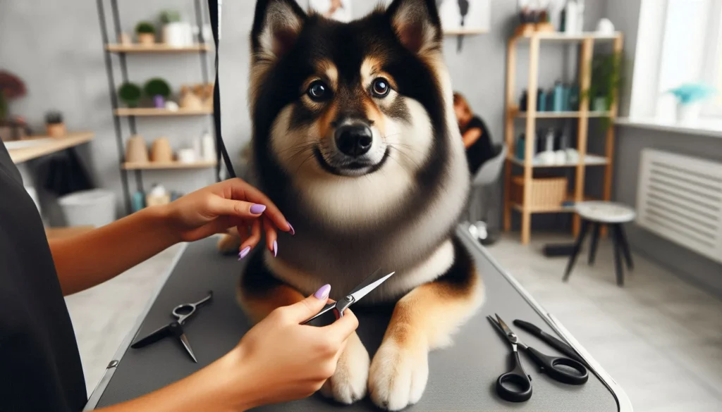 Tamaskan Dog grooming salon