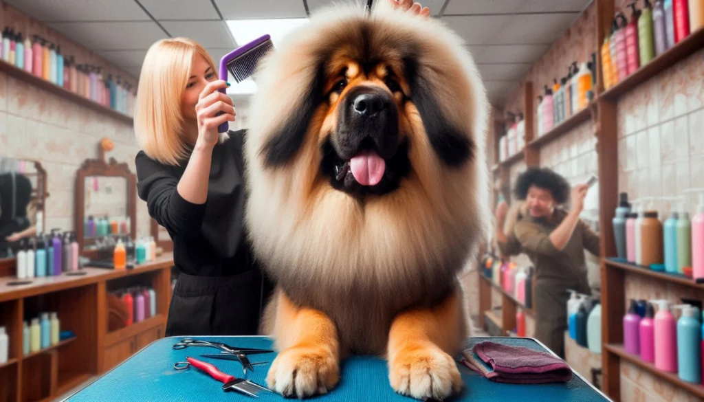 Tibetan Mastiff Dog grooming salon