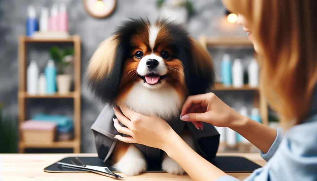 Tibetan Spaniel Dog grooming salon