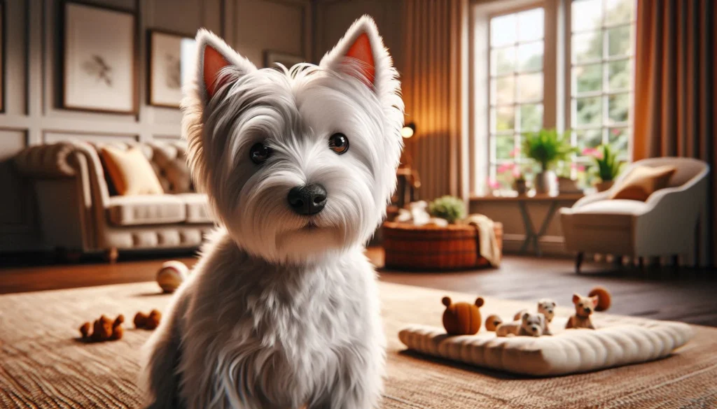 West Highland White Terrier Dog grooming salon