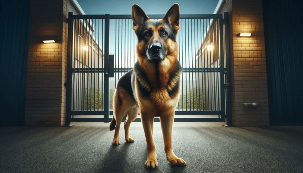 german shepherd guard dog