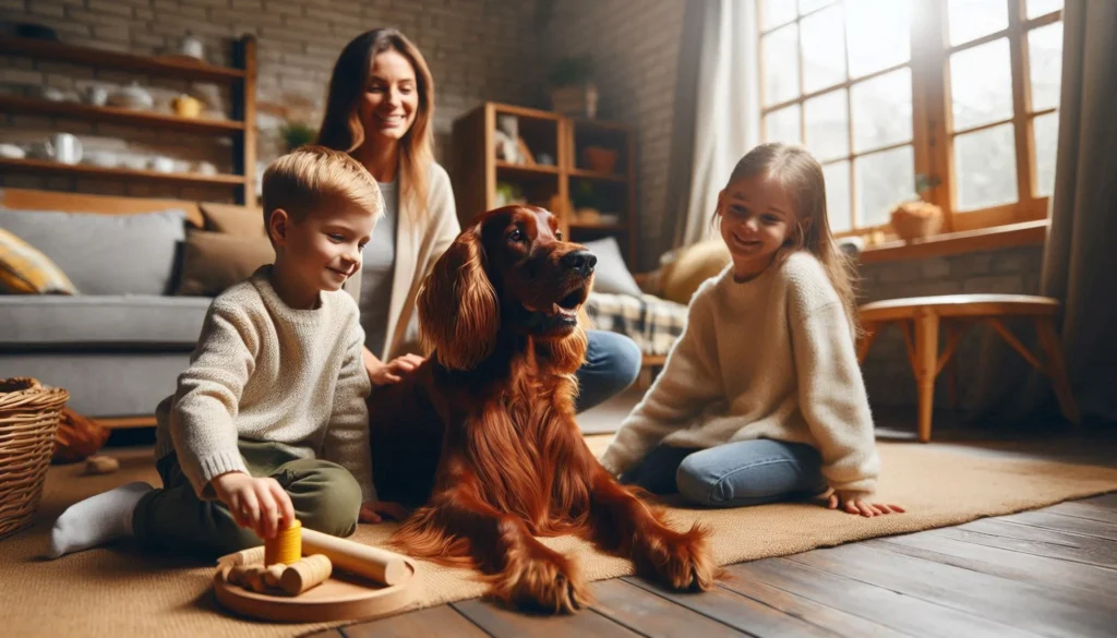 irish setter dog Suitability as a Family Pet